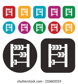 Abacus icon / Calculation icon