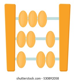 Abacus icon. Cartoon illustration of abacus vector icon for web