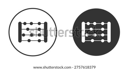 Abacus icon clipart element. stroke art design graphics