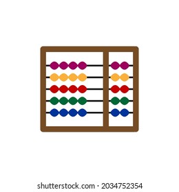 Abacus icon design illustration template