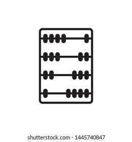 abacus icon design template. Trendy style, vector eps 10