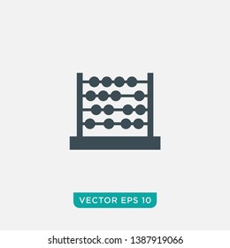 Abacus Icon Design, Vector EPS10