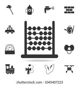 abacus icon. Detailed set of baby toys icons. Premium quality graphic design. One of the collection icons for websites, web design, mobile app on white background