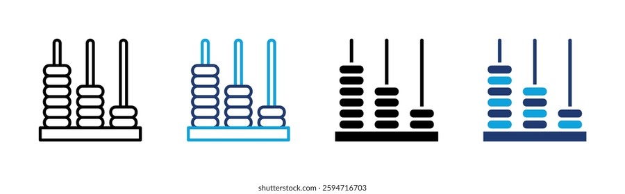 Abacus Icon Element For Design