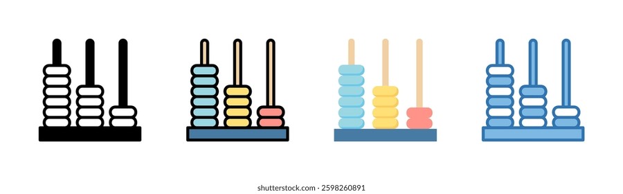 Abacus Icon Element For Design