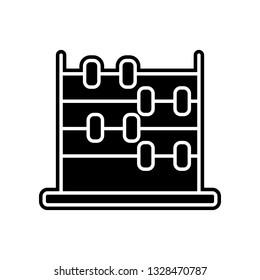 abacus icon. Element of education for mobile concept and web apps icon. Glyph, flat icon for website design and development, app development