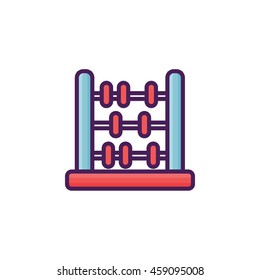 Abacus Icon Illustration