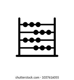 Abacus icon illustration isolated vector sign symbol