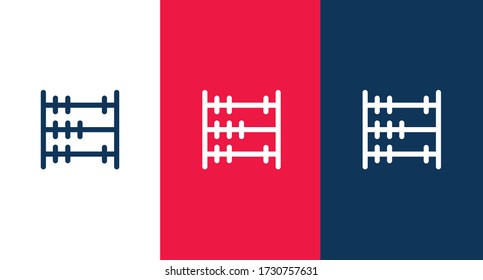 Abacus icon illustration isolated vector sign symbol
