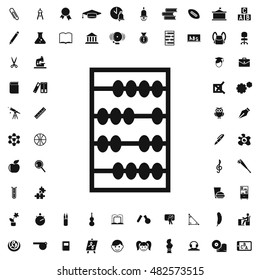Abacus icon illustration isolated vector sign symbol
