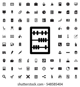 abacus icon illustration isolated vector sign symbol