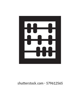 abacus icon illustration isolated vector sign symbol