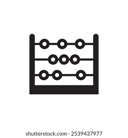 Ícone Abacus Icon Illustration Design de logotipo