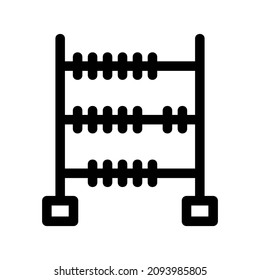abacus icon or logo isolated sign symbol vector illustration - high quality black style vector icons
