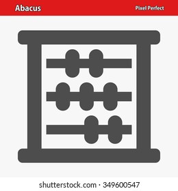 Abacus Icon. Professional, pixel perfect icons optimized for both large and small resolutions. EPS 8 format.