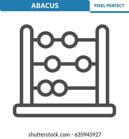Abacus Icon. Professional, pixel perfect icons optimized for both large and small resolutions. EPS 8 format. 12x size for preview.