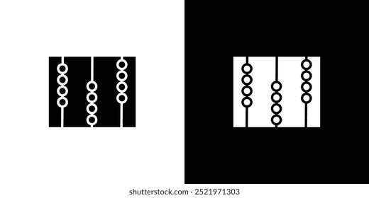 Abacus icon set vector illustration