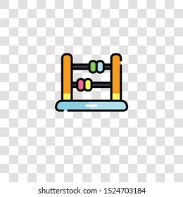 abacus icon sign and symbol. abacus color icon for website design and mobile app development. Simple Element from kindergarten collection for mobile concept and web apps icon.