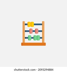 Abacus icon sign vector,Symbol, logo illustration for web and mobile