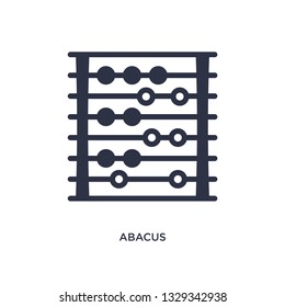 abacus icon. Simple element illustration from education concept. abacus editable symbol design on white background. Can be use for web and mobile.