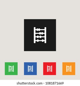 Abacus icon, stock vector illustration, EPS10.