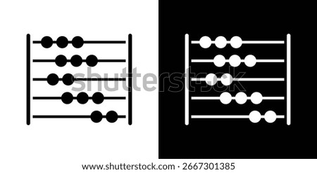 Abacus icon symbol sign, vector, eps 10