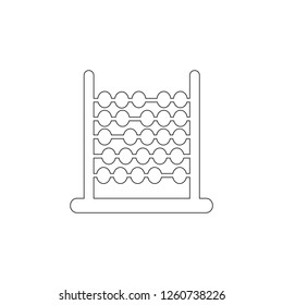 abacus icon. Toy element icon. Premium quality graphic design icon. Baby Signs, outline symbols collection icon for websites, web design, mobile app on white background