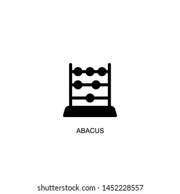 abacus icon vector black design