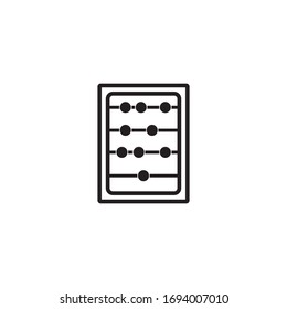 Abacus Icon Vector Design Template