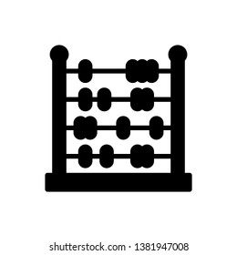 Abacus Icon Vector Illustration Logo Template