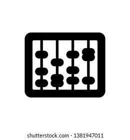 Abacus Icon Vector Illustration Logo Template