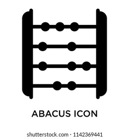 Abacus icon vector isolated on white background for your web and mobile app design, Abacus logo concept