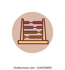 abacus icon in vector. Logotype