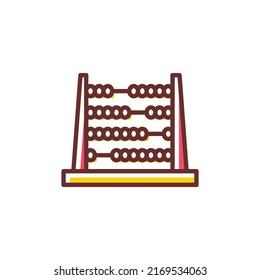 abacus icon in vector. Logotype