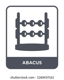 abacus icon vector on white background, abacus trendy filled icons from Education collection, abacus simple element illustration