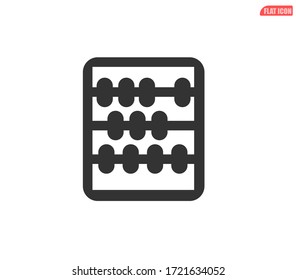 abacus icon vector sign, abacus vector icon