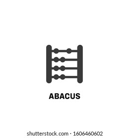 abacus icon vector. abacus sign on white background. abacus icon for web and app