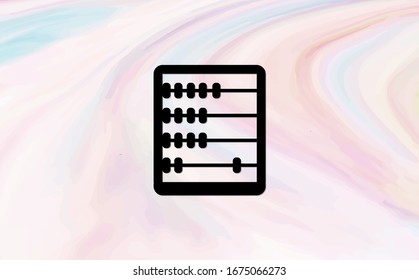 abacus icon vector. abacus sign on white background. abacus icon for web and app
