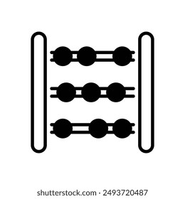 Abacus icon vector stock illustration