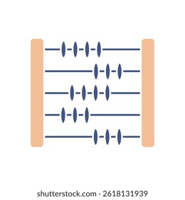 Elementos del Vector del símbolo de los iconos del ábaco para el Web infográfico