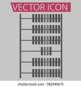Abacus icon,sign,symbol in flat style for web design,mobiles apps,eps 10.



