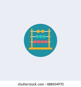 Abacus icon.Vector illustration