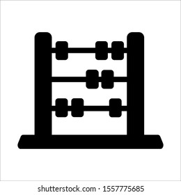 abacus markings and icons for eps 10 website design and mobile application development. Simple elements from the collection of school elements for mobile concepts and web application icons.