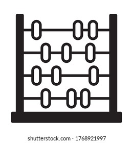 Abacus mathematisches Werkzeug, Bildungs-Symbol 