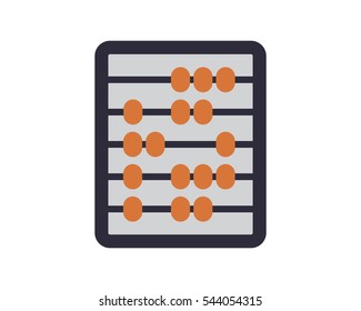 abacus mathematics math mathematical accounting image vector icon logo