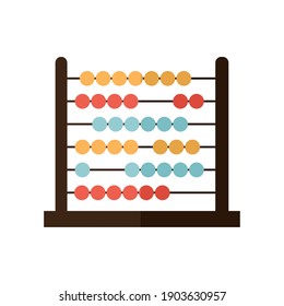 abacus on a white background vector illustration design