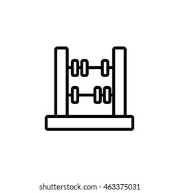 Abacus Outline Icon