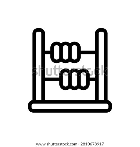Abacus Outline Icon. Abacus Icon