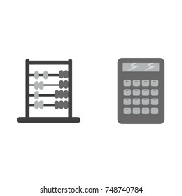 Abacus Set Vector. Realistic Illustration Of Classic Wooden Old Abacus Long Before The Calculator. Arithmetic Equipment. Transparent Background