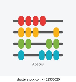 Abacus Sign Symbol Icon Vector Illustration EPS10